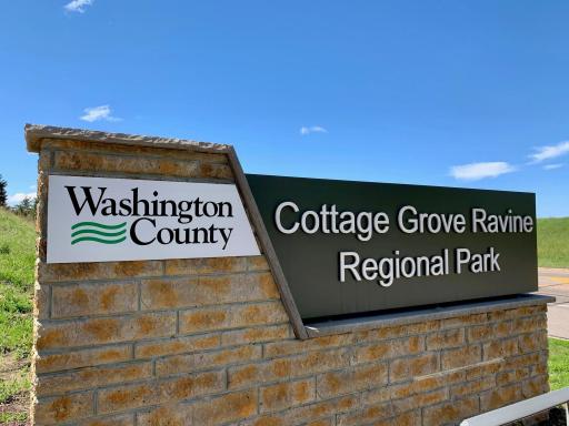 Cottage Grove Ravine Regional Park...only 1 minute away from community! Hiking, biking, snowmobile, and cross-country ski trails, canoe/kayak launch, fishing pier, playground, grills, snowshoe/ski rentals, pavilion, and an event center.