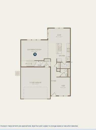 Quincy First Level - (Representation Shows Left Handing; Actual Home Right Handing)