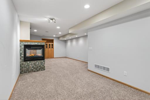 Additional game and recreation space adjacent to the bar area