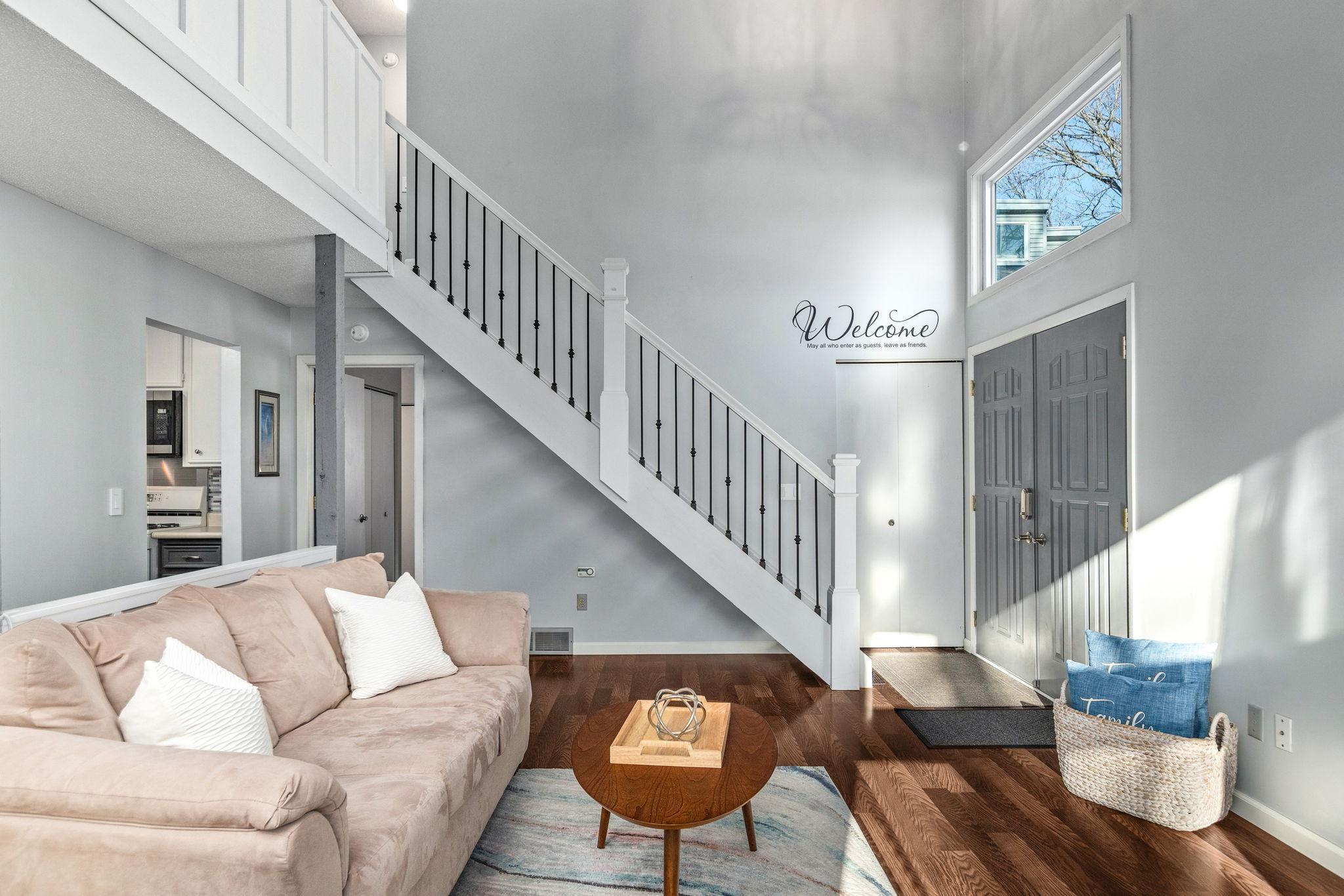 Welcome home - bright and inviting.