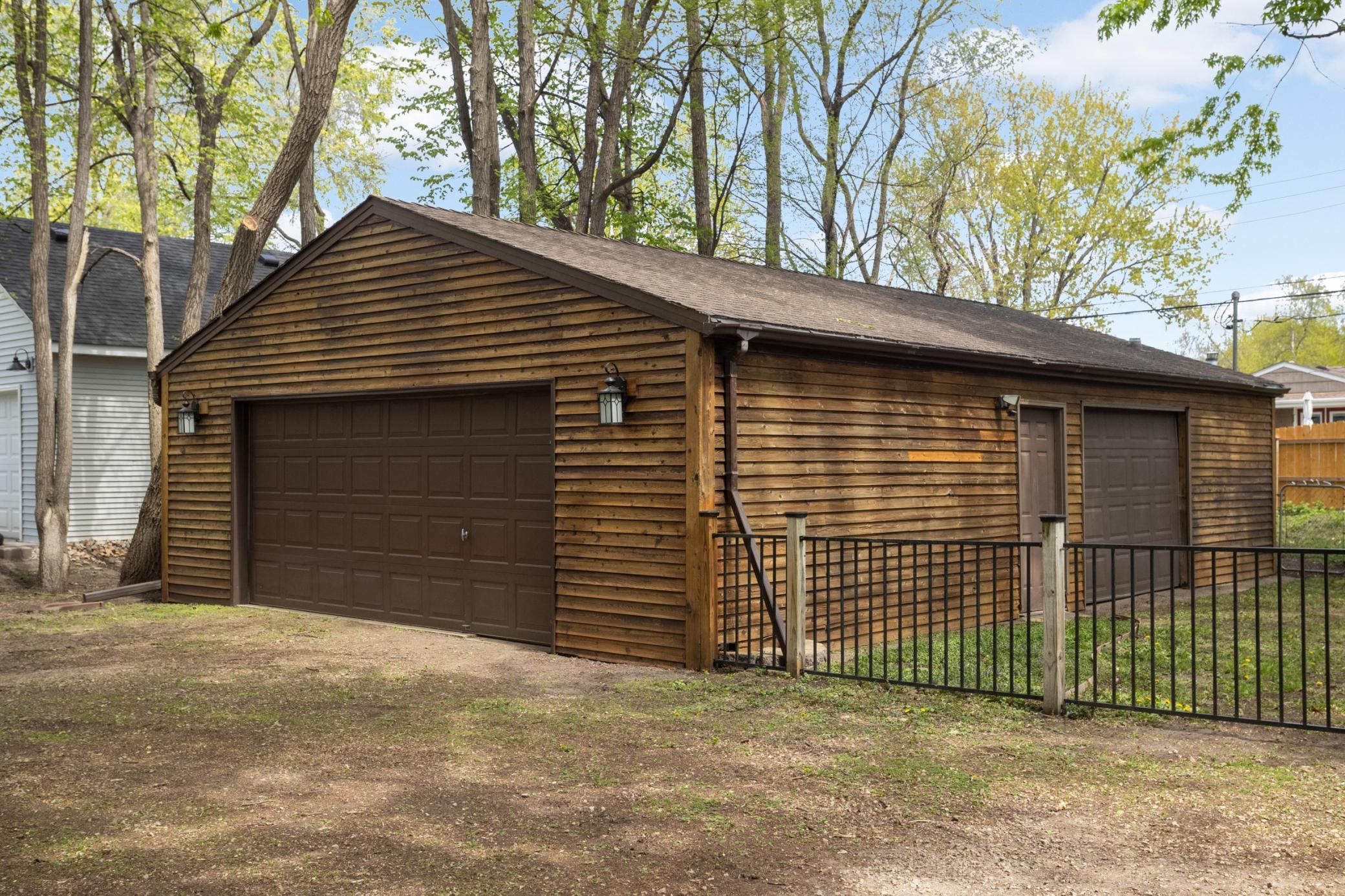 Finally, an oversized four car garage. Plenty of space for hobbies, to store a boat, or extra parking