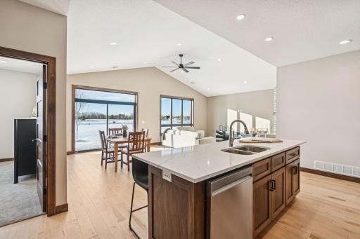 A wide open, spacious floorplan