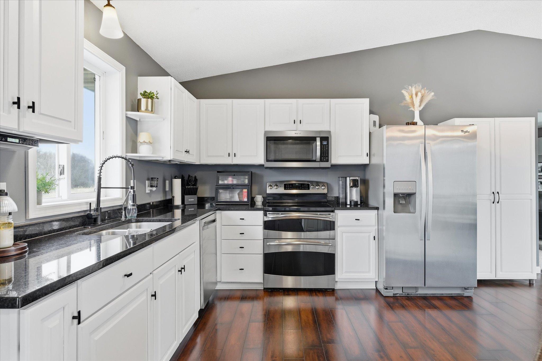 Large kitchen with great counter space.
