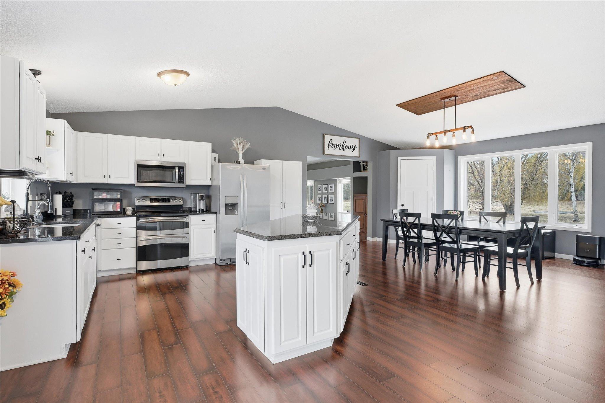 Bright and open with beautiful flooring.