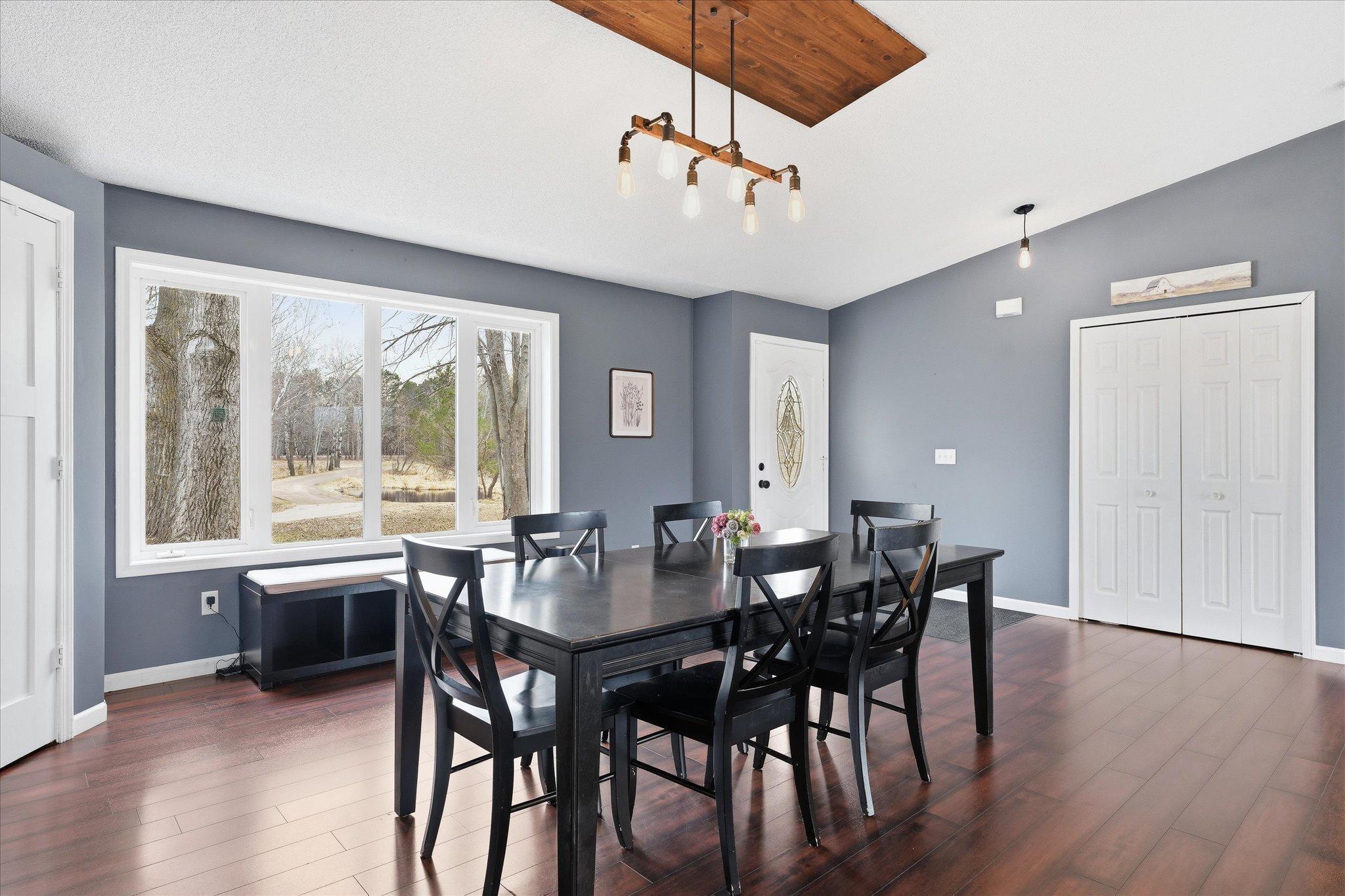 Open dining space with great natural light.