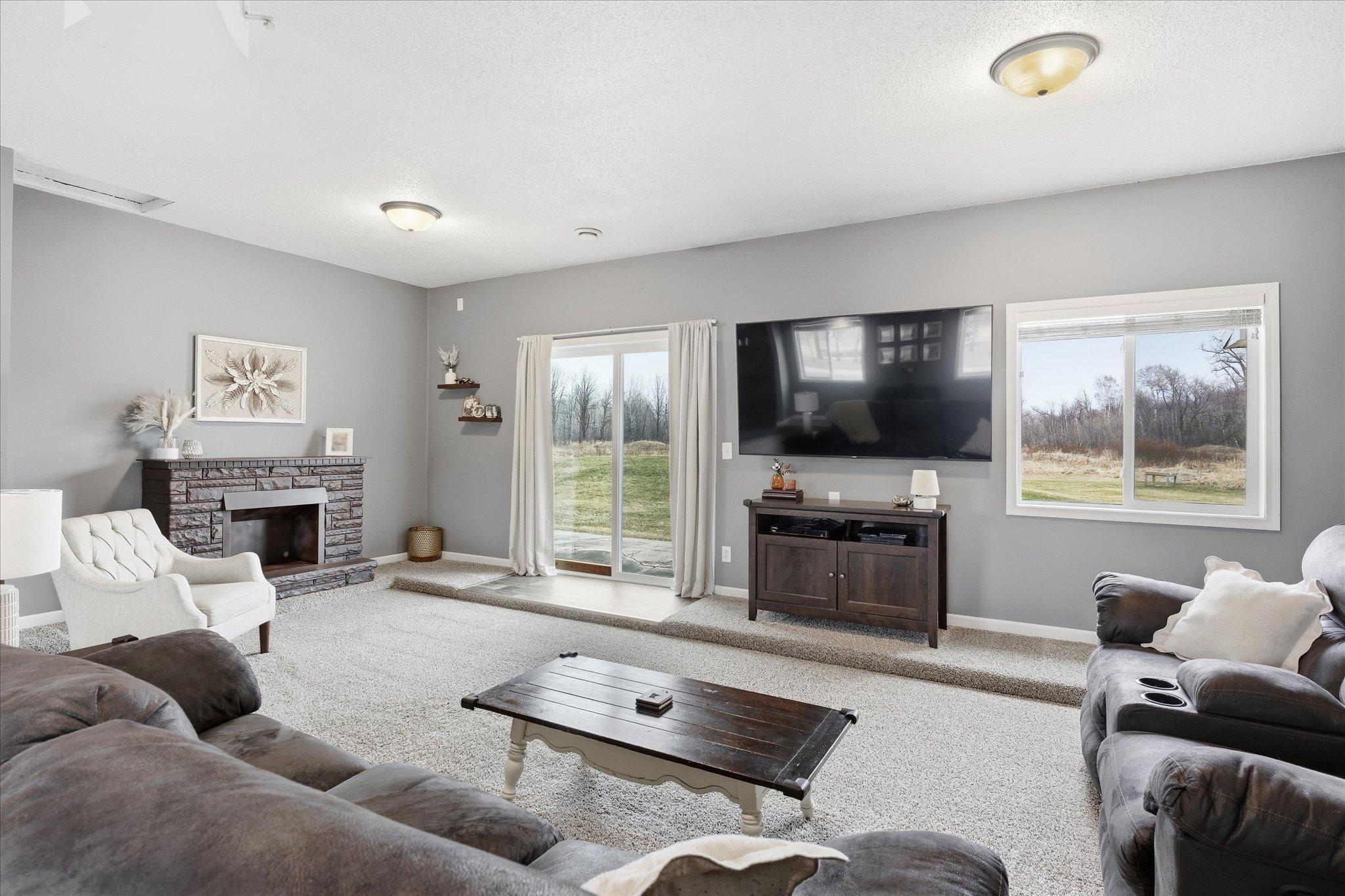 Spacious living area ideal for gatherings