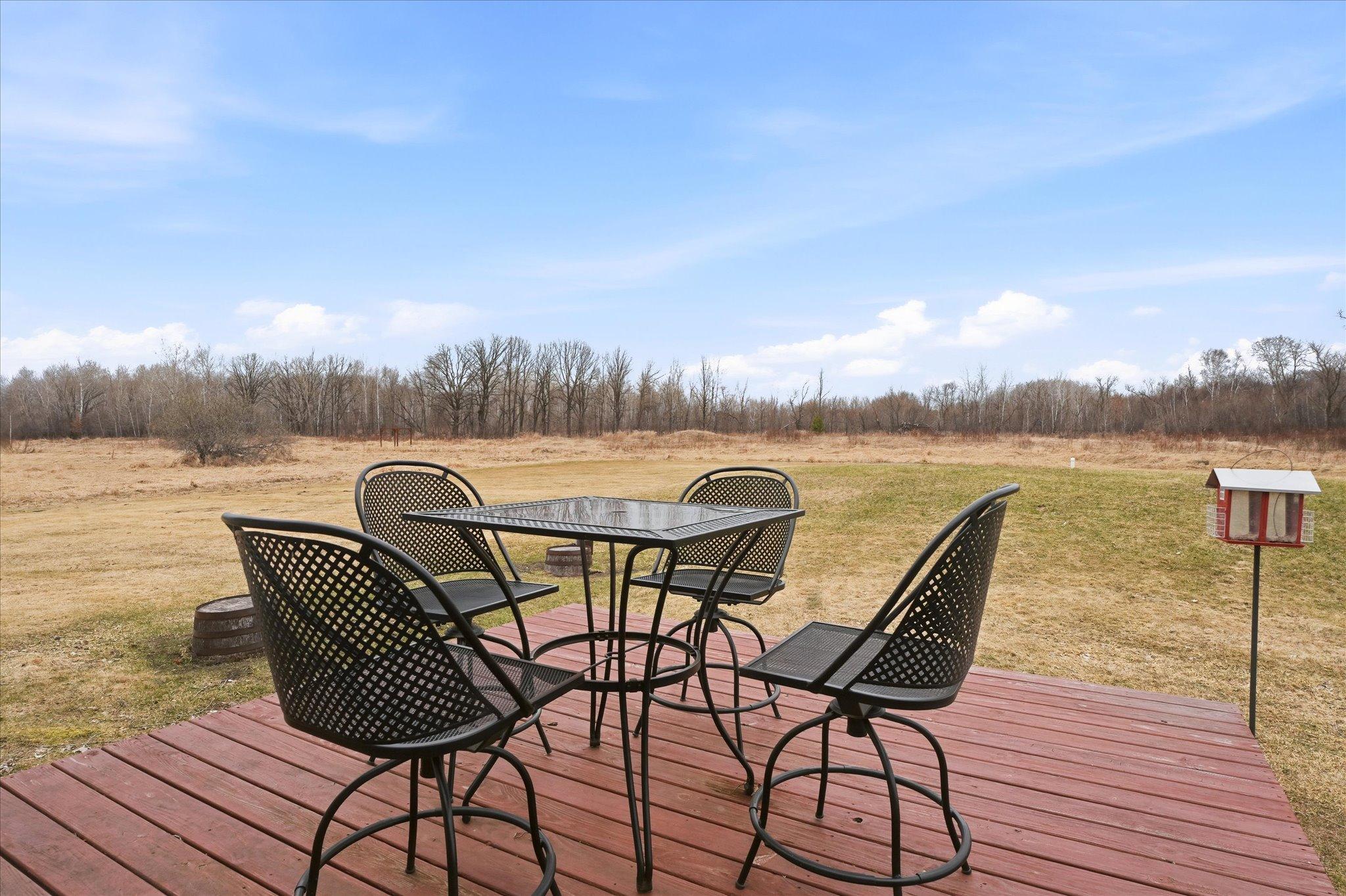 Enjoy views of nature and abundance of wildlife.