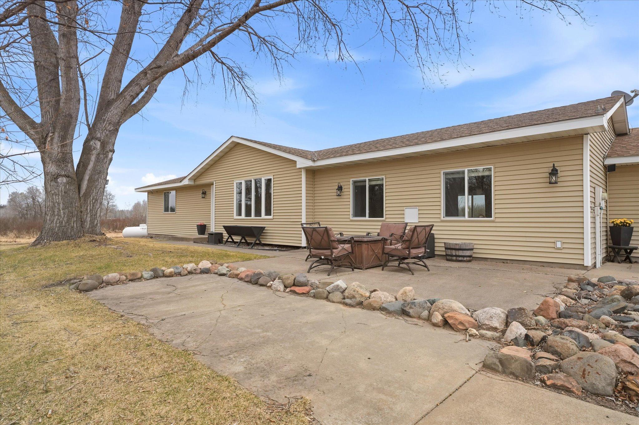 Enjoy your morning coffee on the patio.