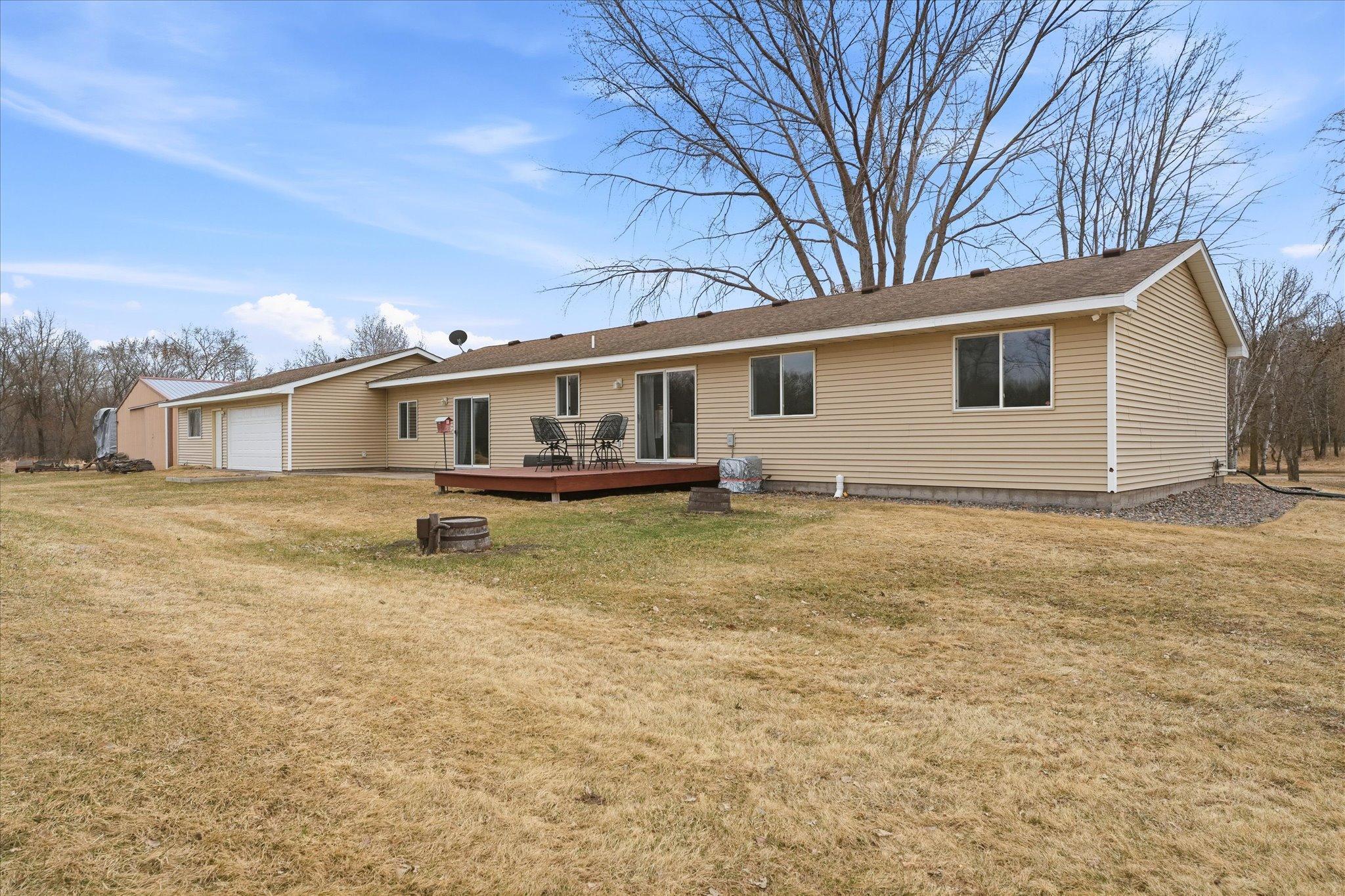 Relax or grill out on the deck.