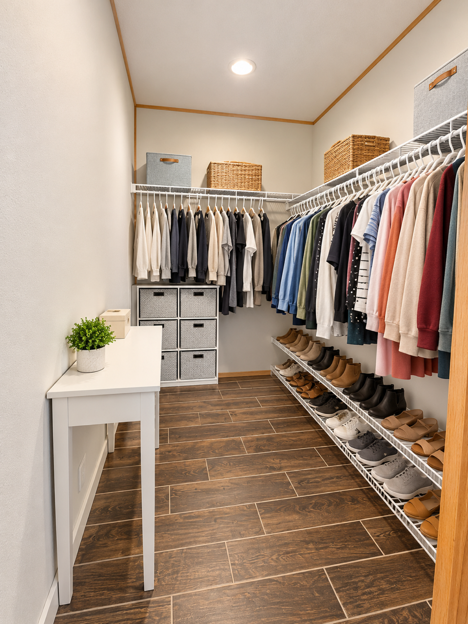 Basement Bedroom Walk in Closet