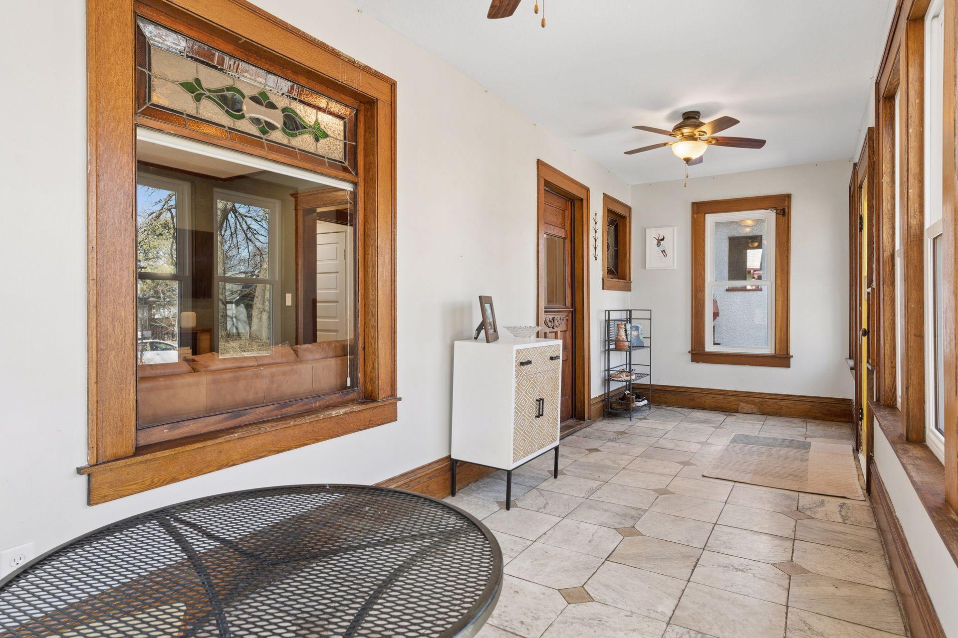 Welcoming front porch