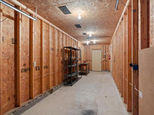The expansive workshop offers ample space for projects, equipment storage, hobbies, or customization to suit your needs.