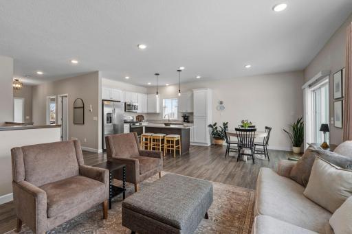 Another view of the open layout.