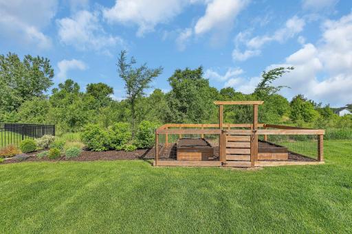 Enjoy growing whatever you desire in this well built garden.