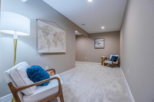 Flex space for home office, workout room, or playroom!