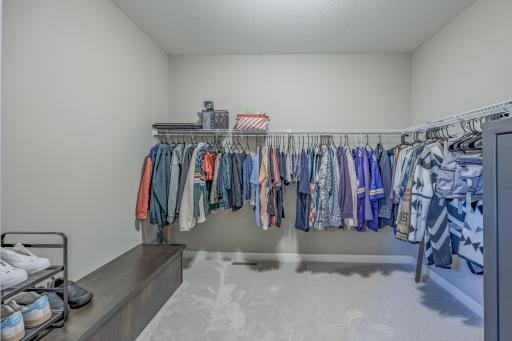 Huge Walk-in Closet with plenty of storage space!