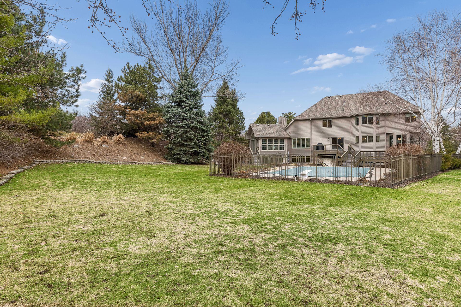 Large lot so there is space for a yard and the pool