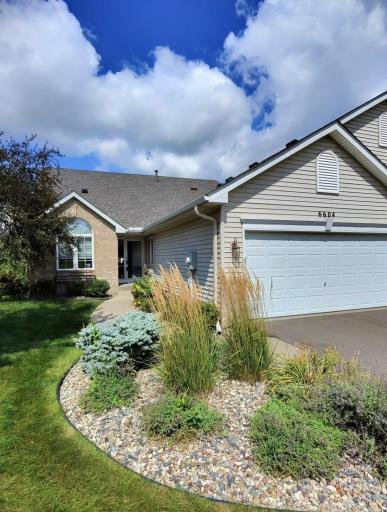 Beautiful summer shot showcasing the landscaping