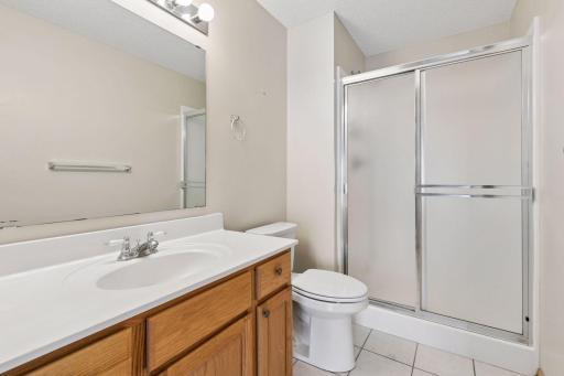 Lower level spacious 3/4 bathroom