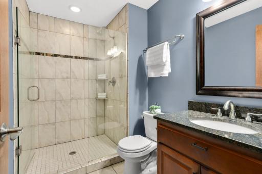 Lower Level 3/4 bath.