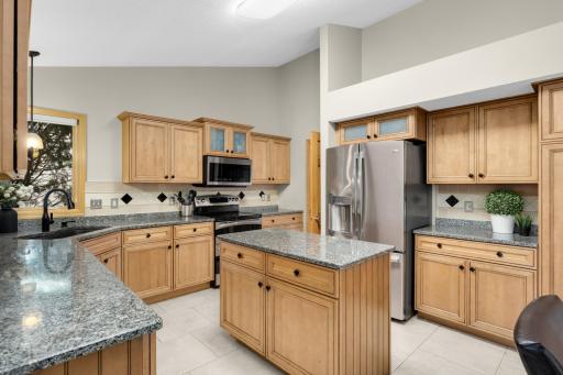 Kitchen can be closed off to the dining/living room or opened up for convenient entertaining.