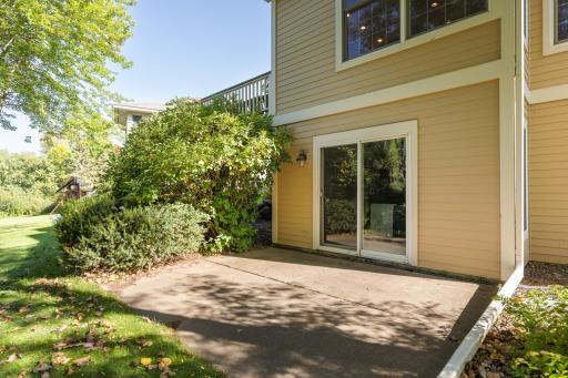 Private patio