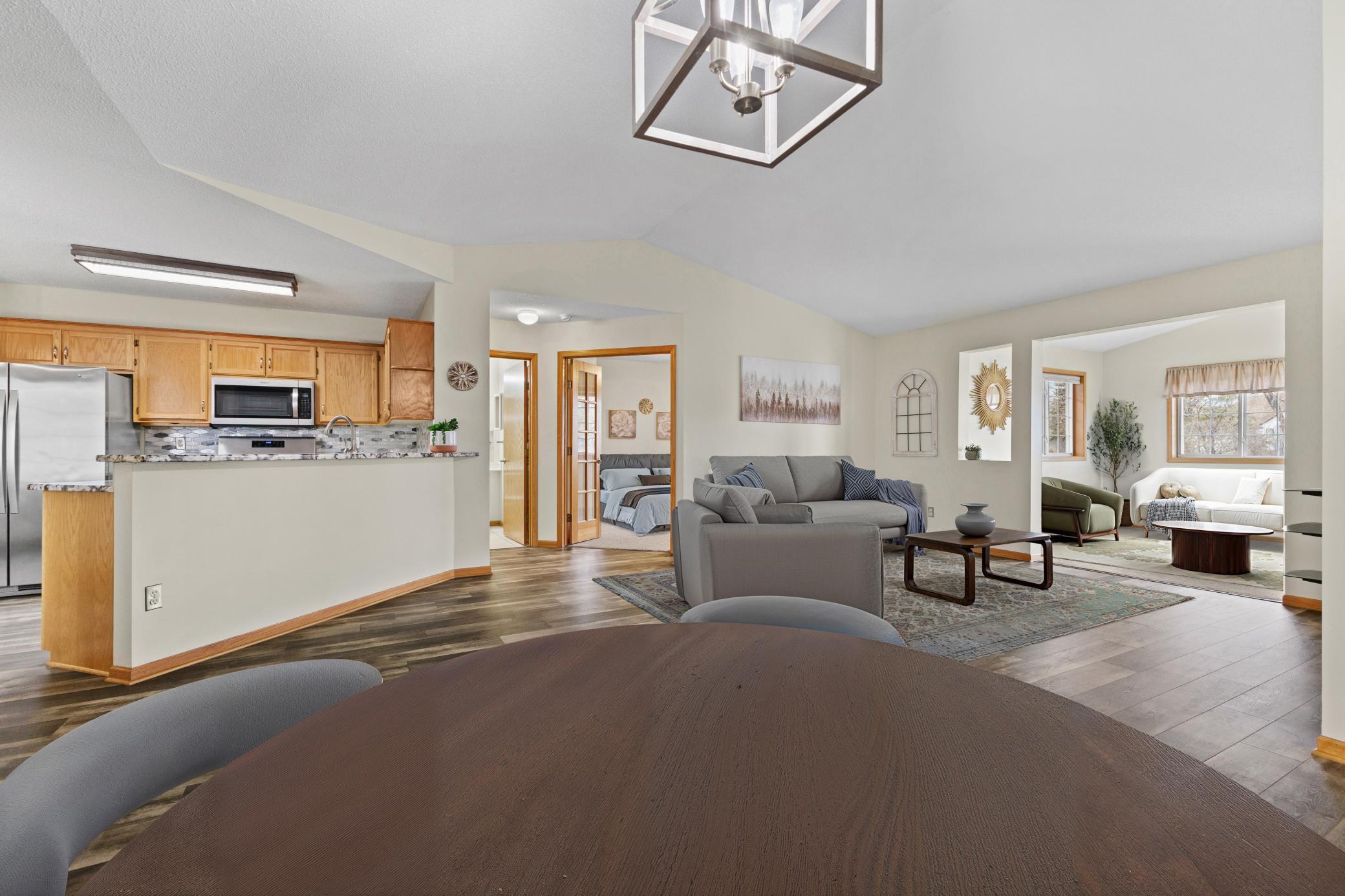 View from the Casual Dining area - please note this image has been virtually staged.