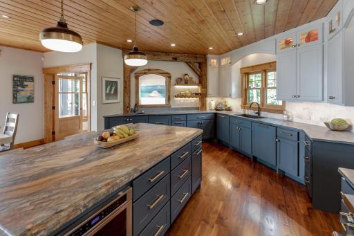 Serving window to porch