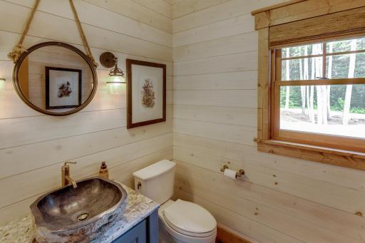 Main floor half bath