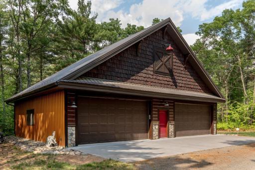 heated detached garage