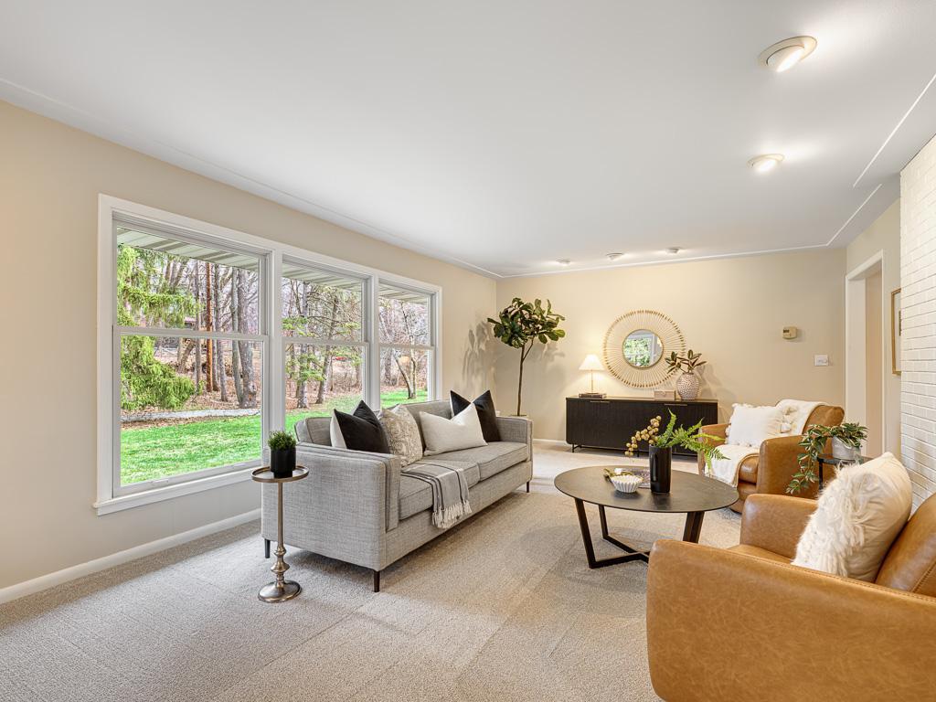 Beautiful Andersen windows showcase serene, private views throughout the home