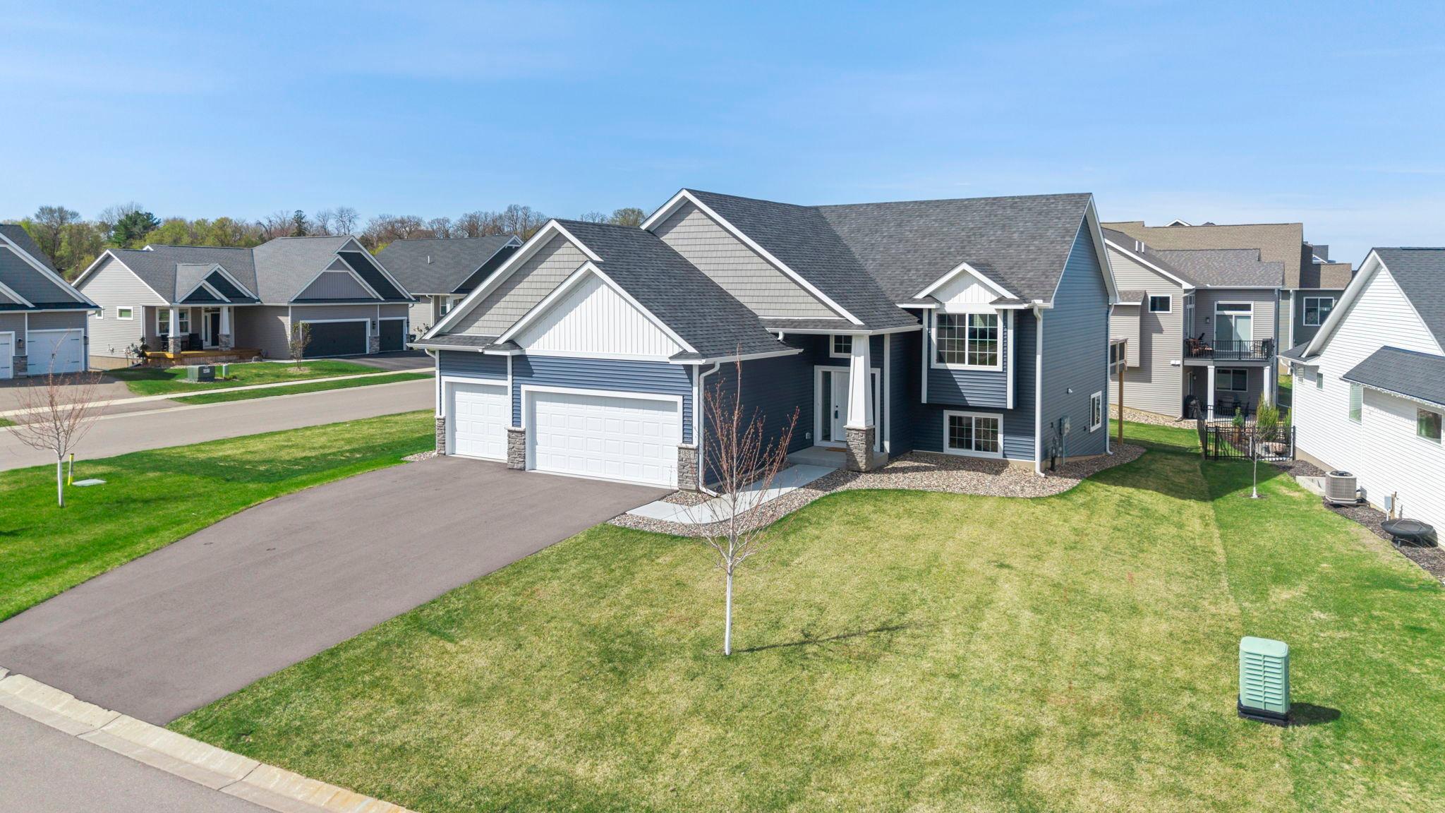 Corner, walkout lots are HARD TO FIND! Don't miss this one! Walkout, corner lot, fully finished, upgrades already included! Move in ready! Shows just like new! 2024 built, beautiful design and touches. Pond view from already built deck.