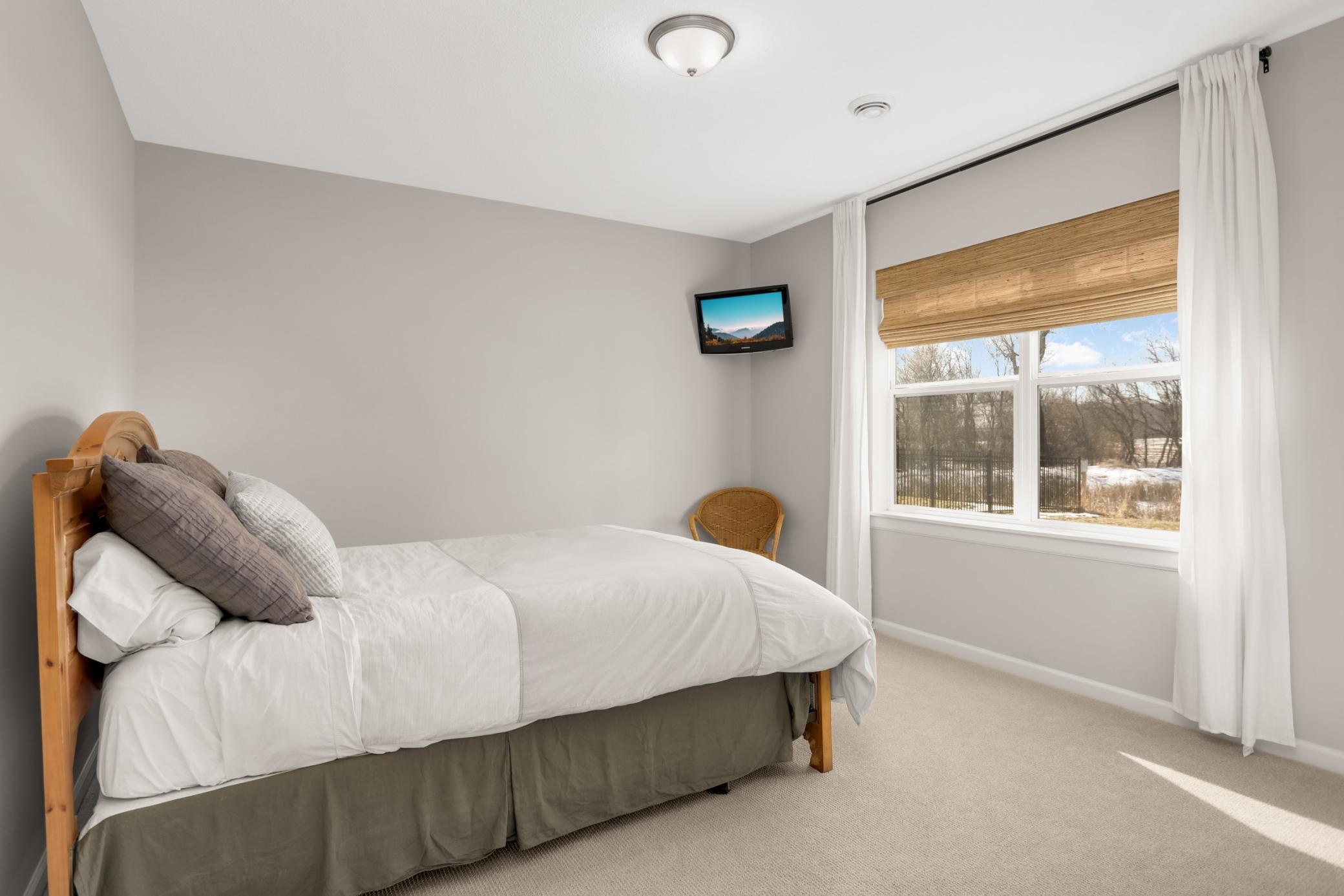 Lower level bedroom #5, great for guests.