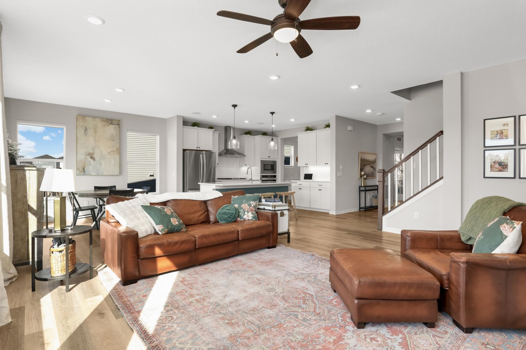 Highly desirable open concept main level living area.