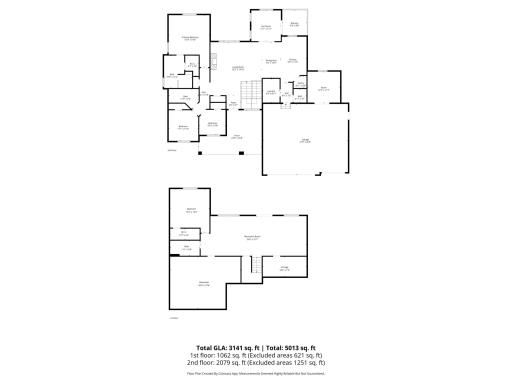 Combined Floor Plan with Measurements