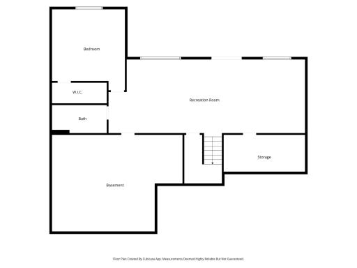 Lower Level Floor Plan