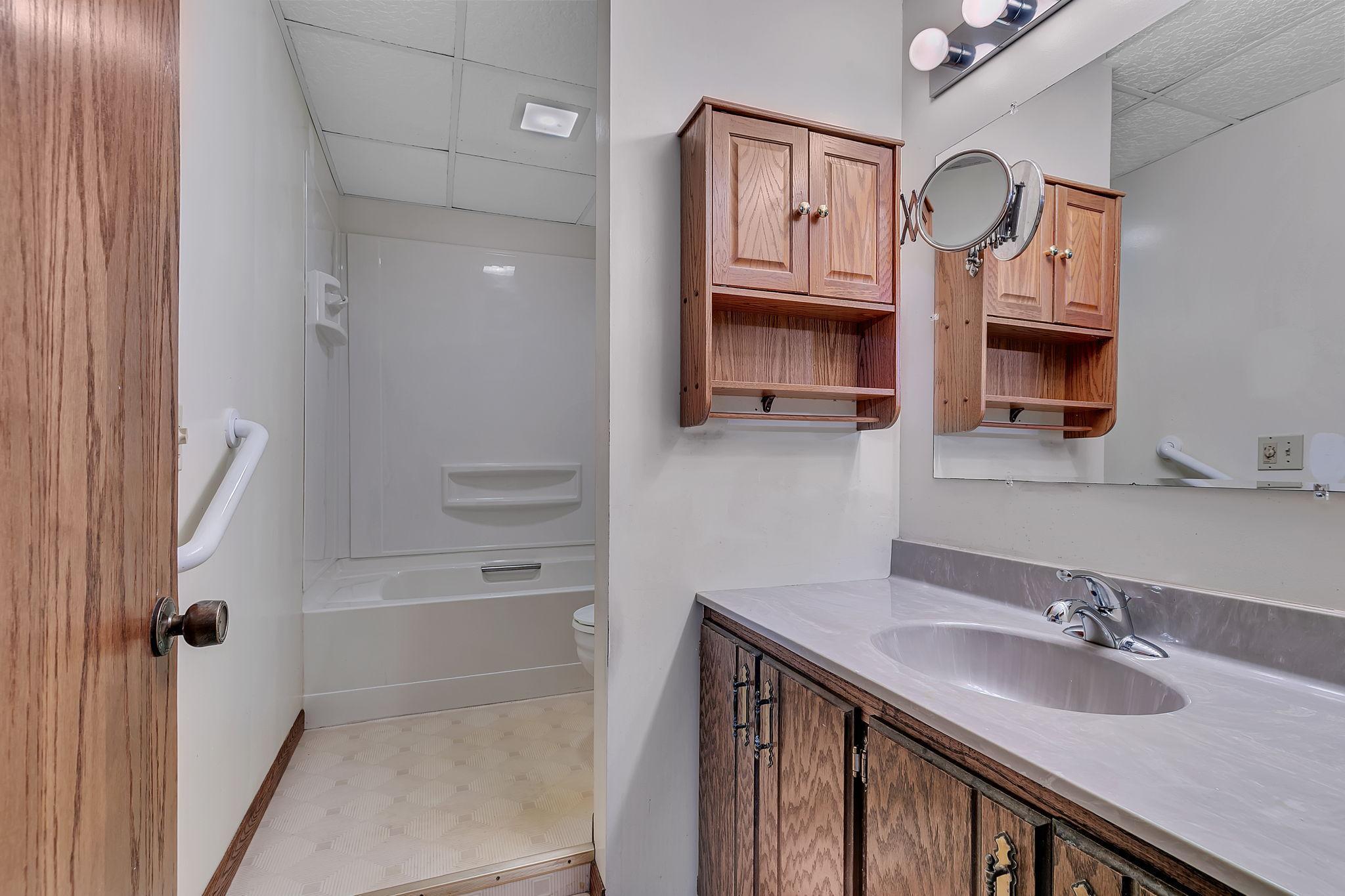 Lower level full bath