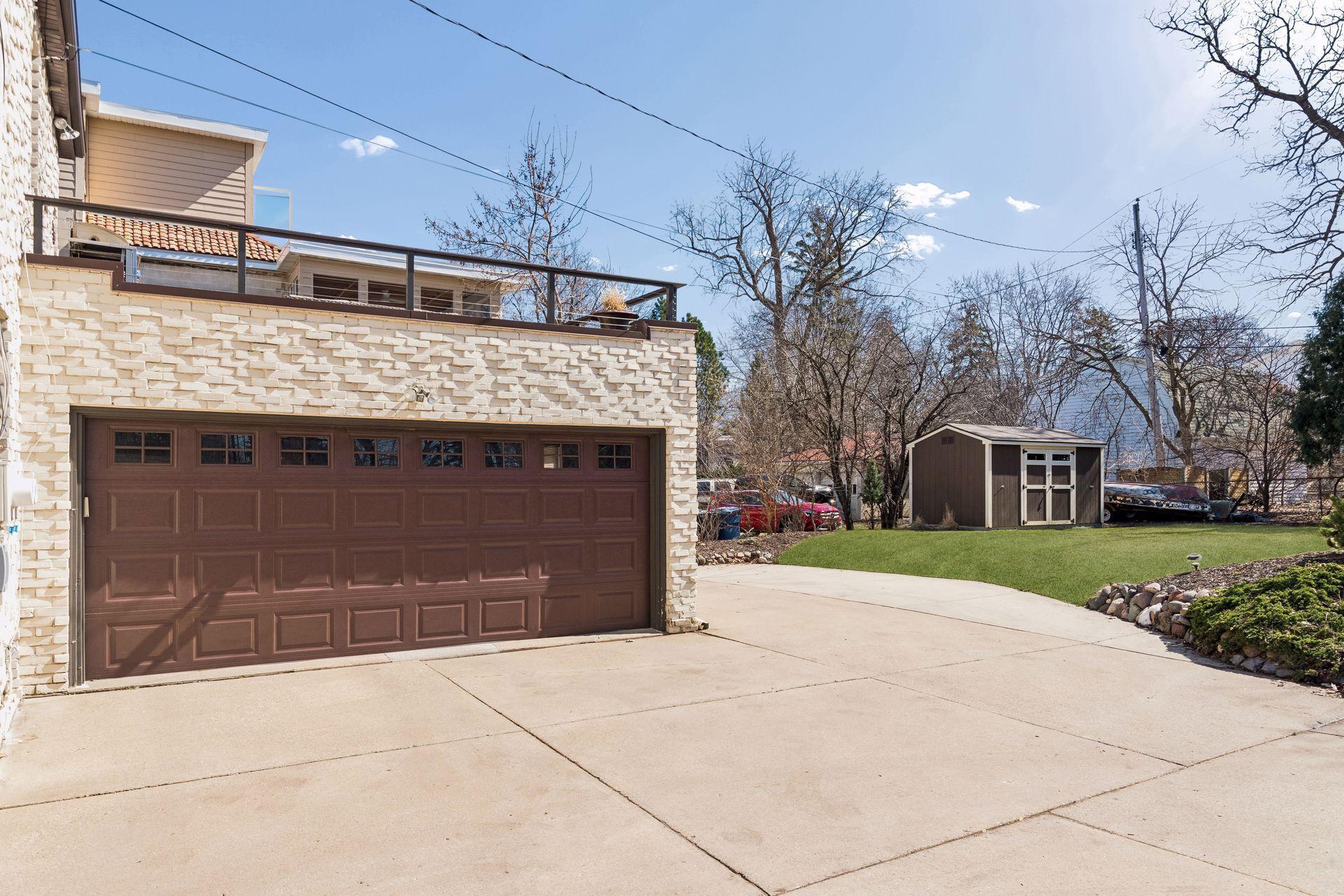2 car garage + shed for extras