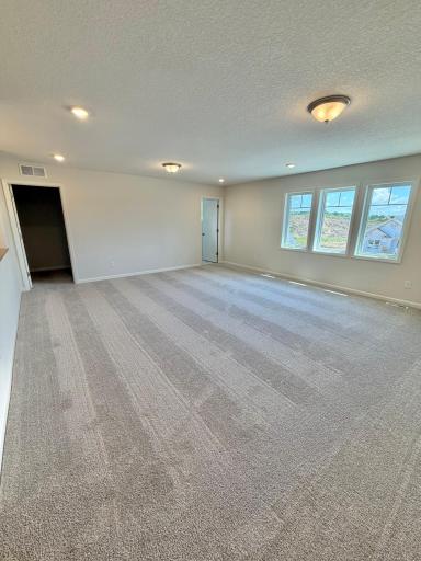 Actual home's loft - so many possibilities for this space!