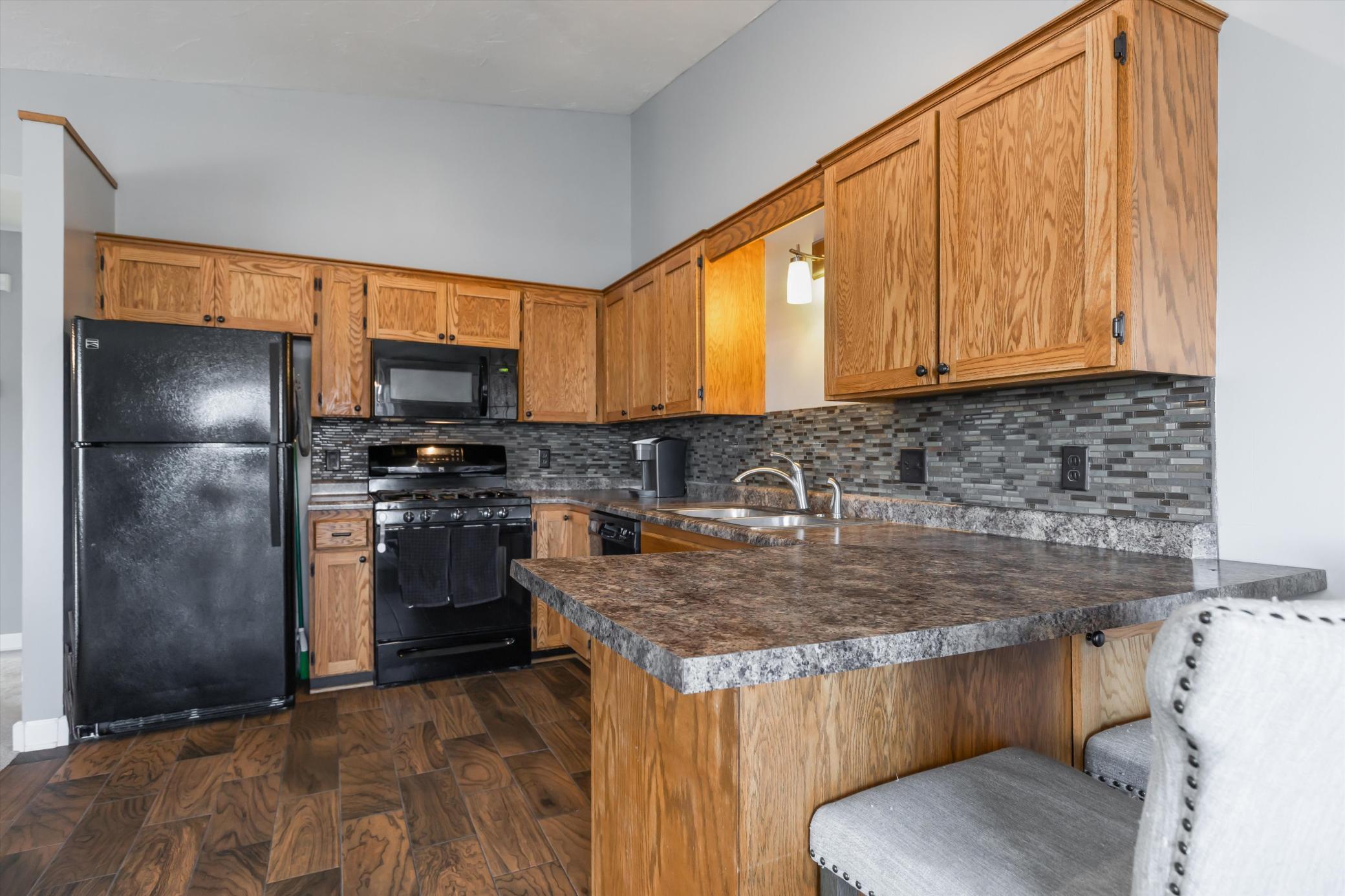 Beautiful kitchen counters.