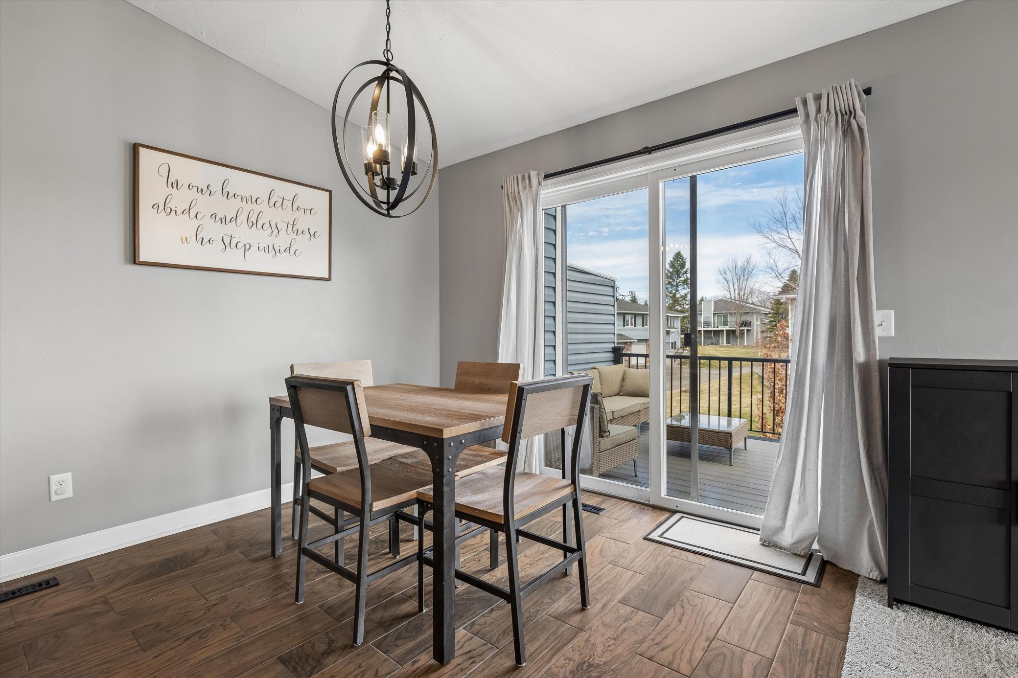 Elegant dining area conveniently located off the kitchen, offering the perfect setting for both casual meals and formal gatherings.
