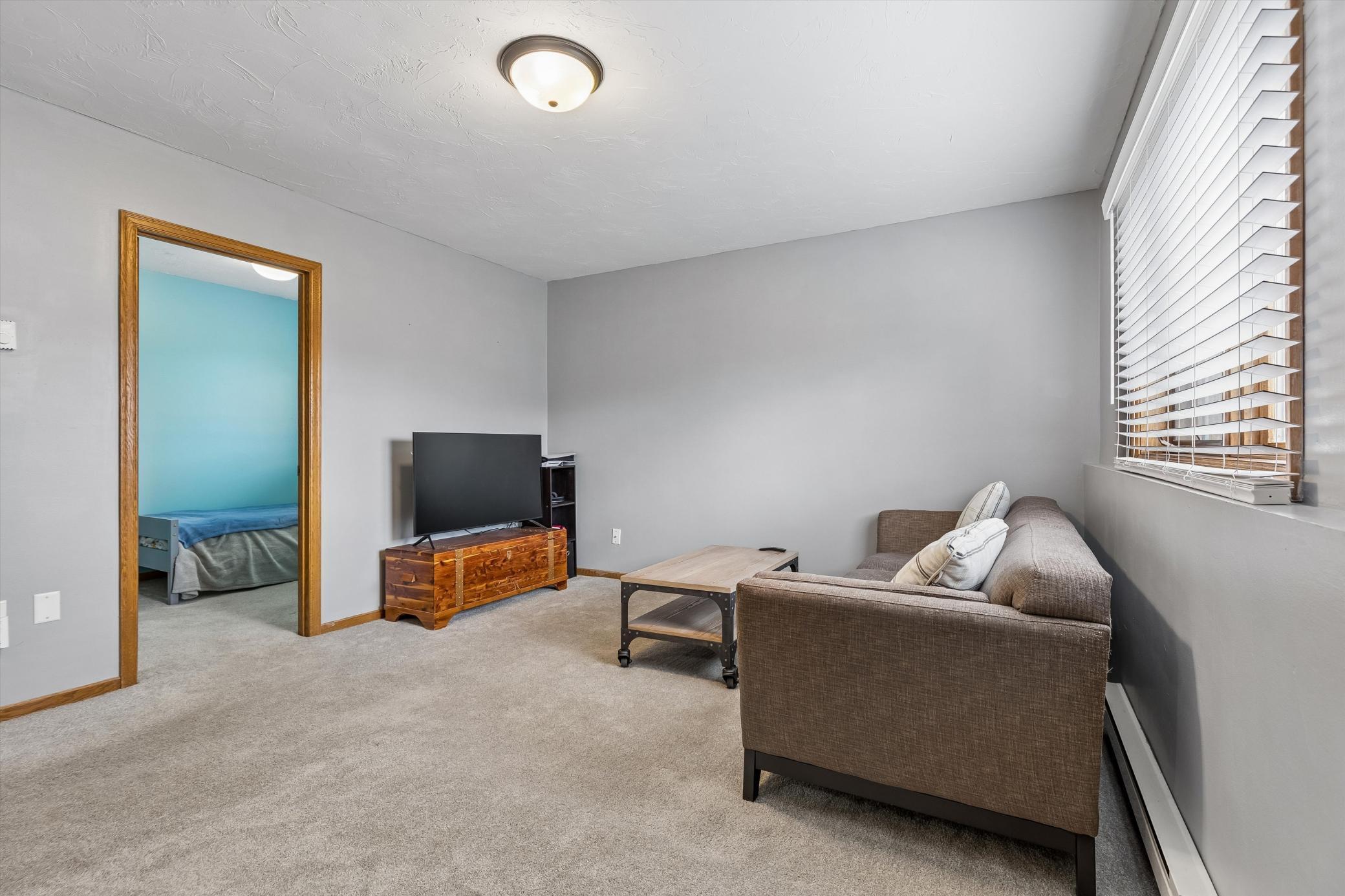 The lower level features a huge family room.