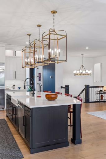 Optimal function meets excellent finishes to create a wonderful place to cook and serve.