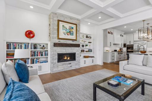 Open and bright, the tall windows bring in exceptional natural light.
