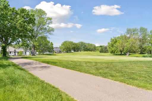 Drive right onto the course from the backyard.