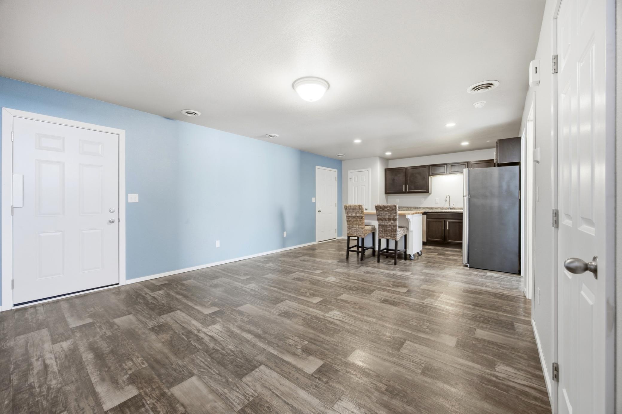 Living Room & Kitchen