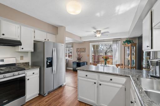 8525 W 97th Street Circle - You have a great view of the deck and back yard from the kitchen