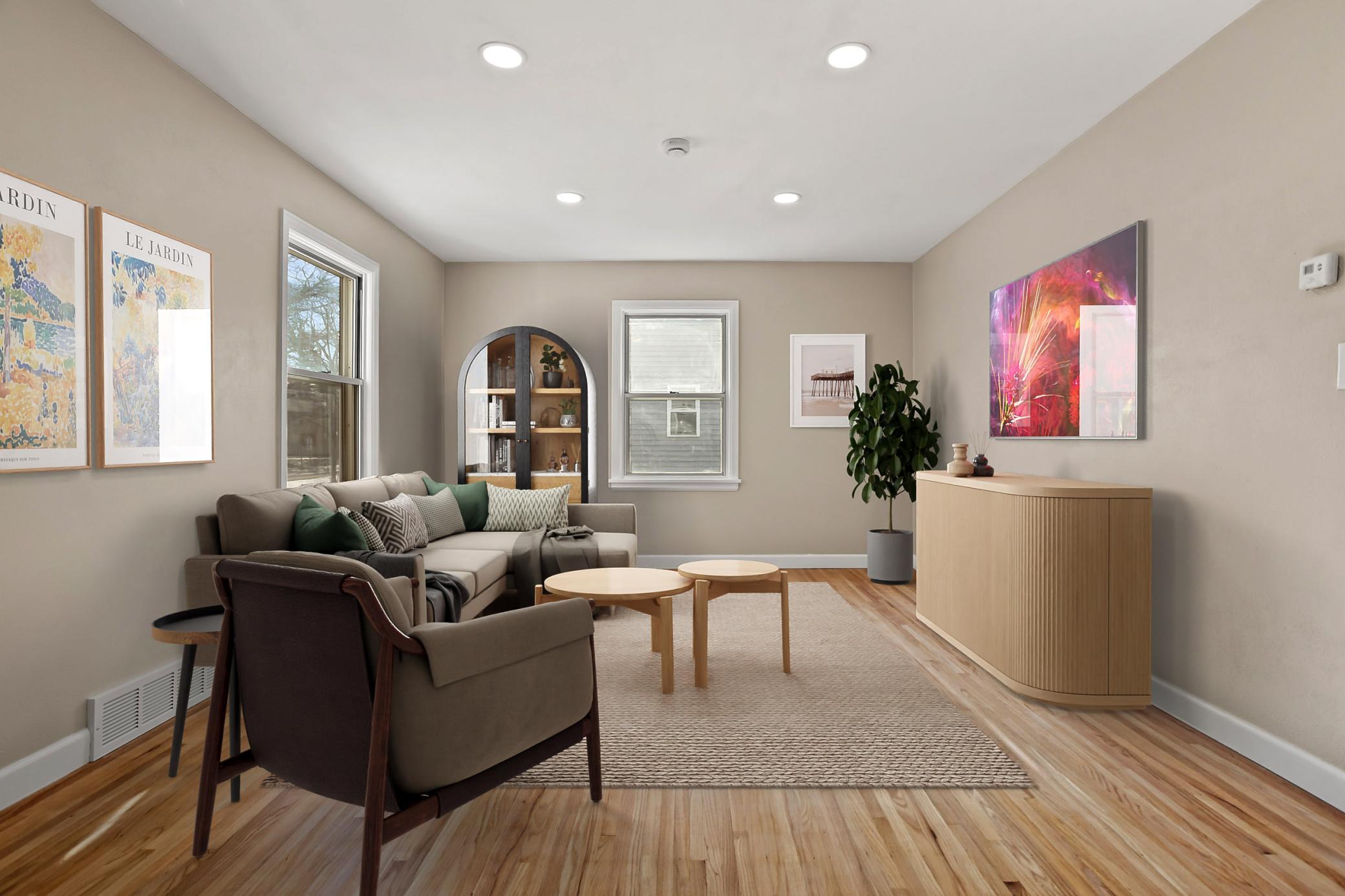 Living Room (Virtually staged)