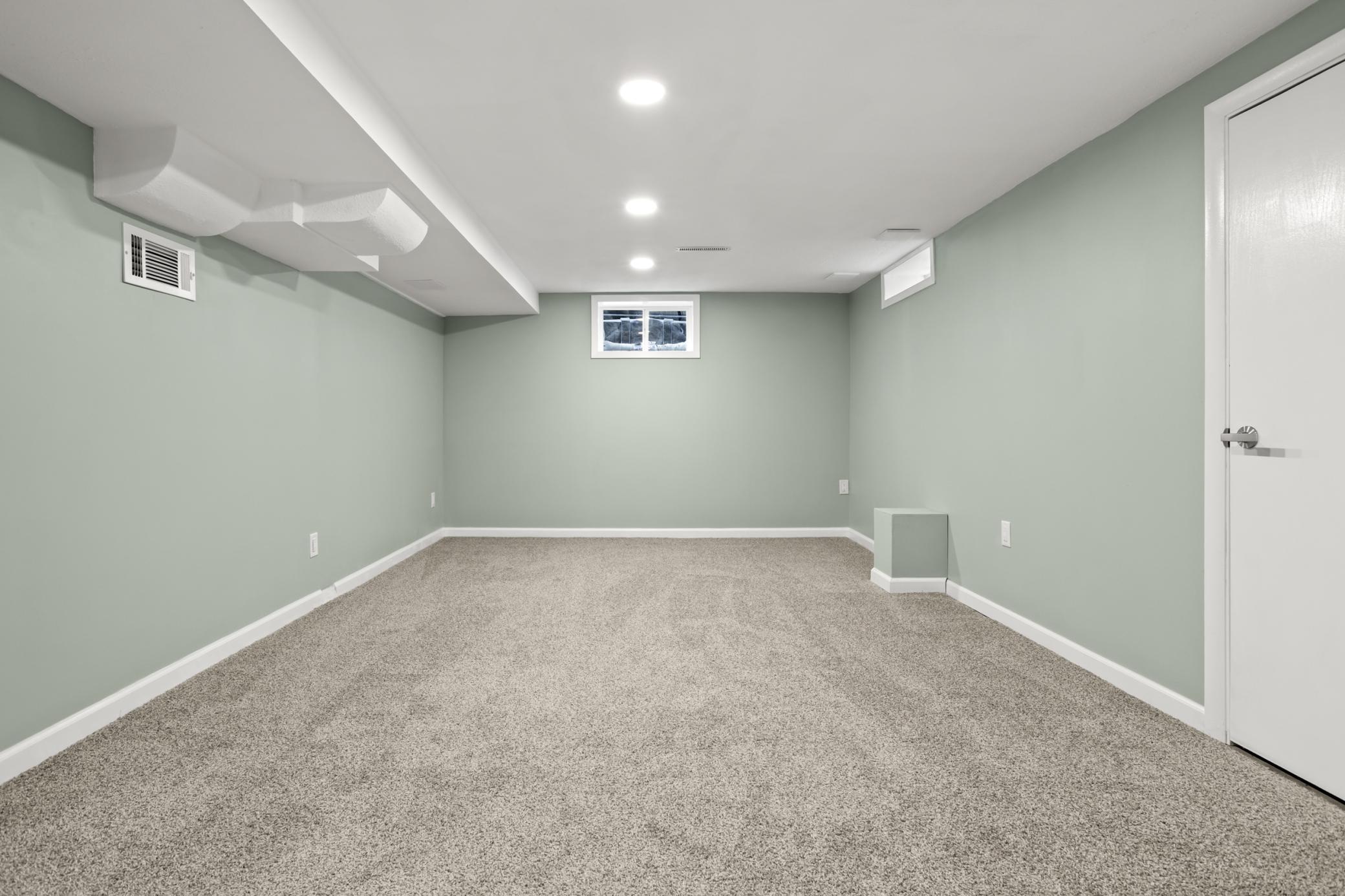 Basement family room