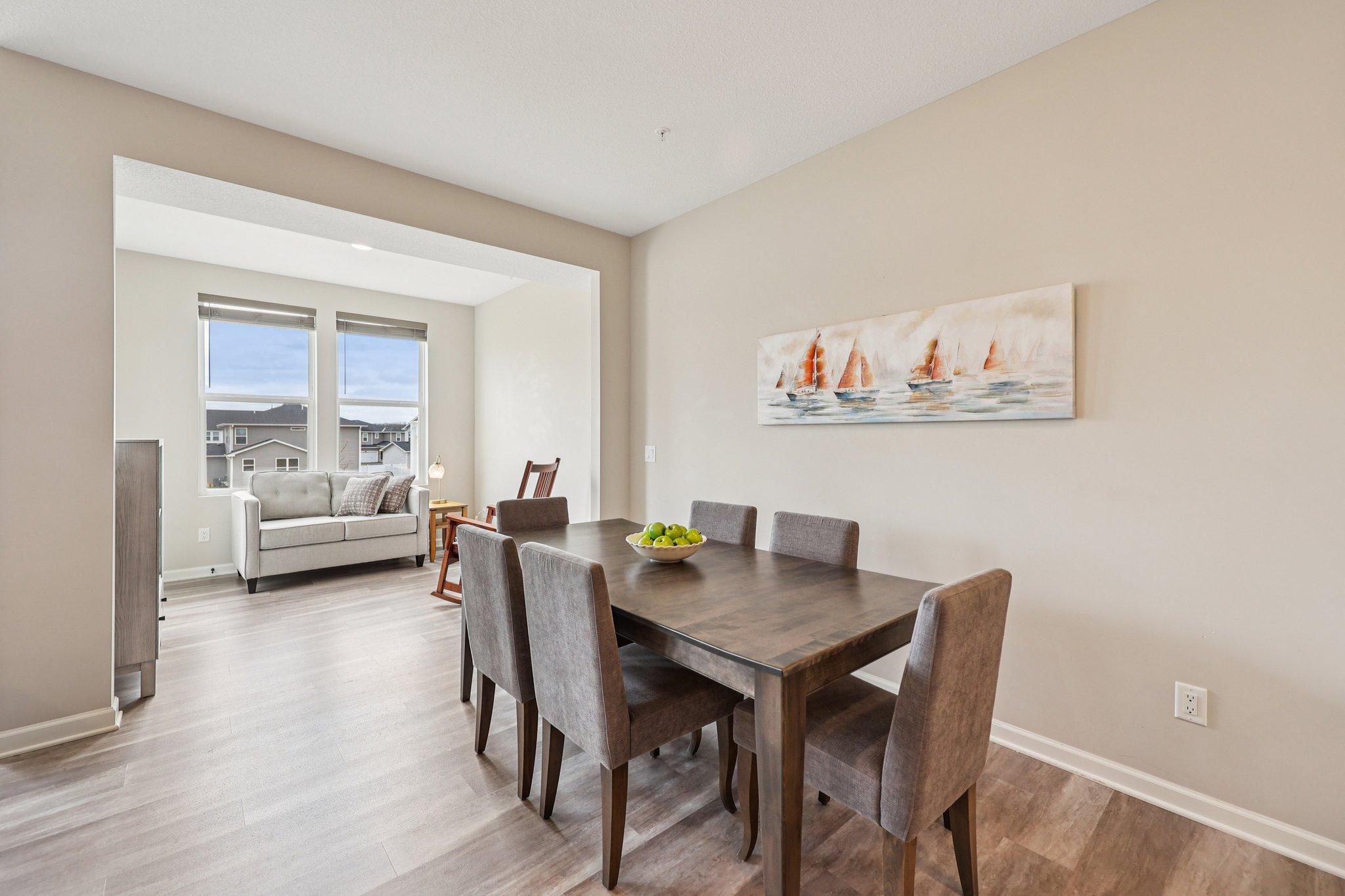 Dining room to sunroom